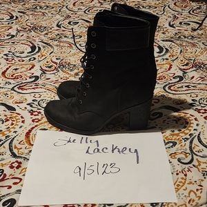 Black Timberland Tillston Boots. Size 10